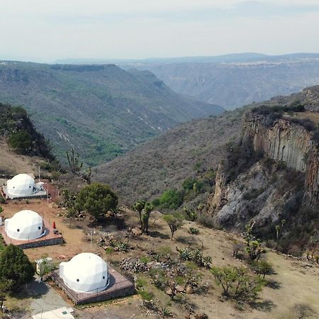 El Gato Glamping Con Vista A Prismas Basalticos Hotel Huasca de Ocampo Kültér fotó