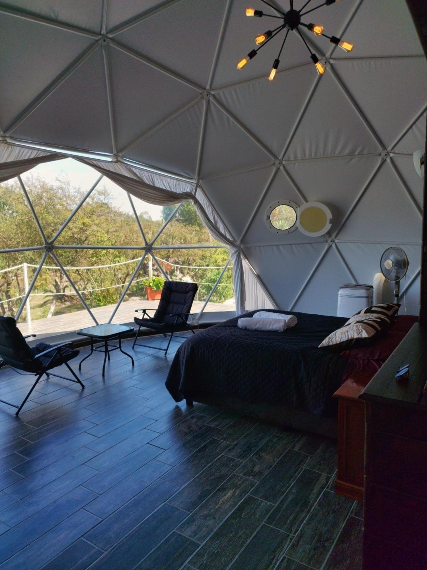 El Gato Glamping Con Vista A Prismas Basalticos Hotel Huasca de Ocampo Kültér fotó