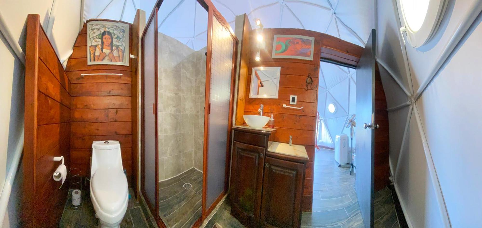 El Gato Glamping Con Vista A Prismas Basalticos Hotel Huasca de Ocampo Kültér fotó
