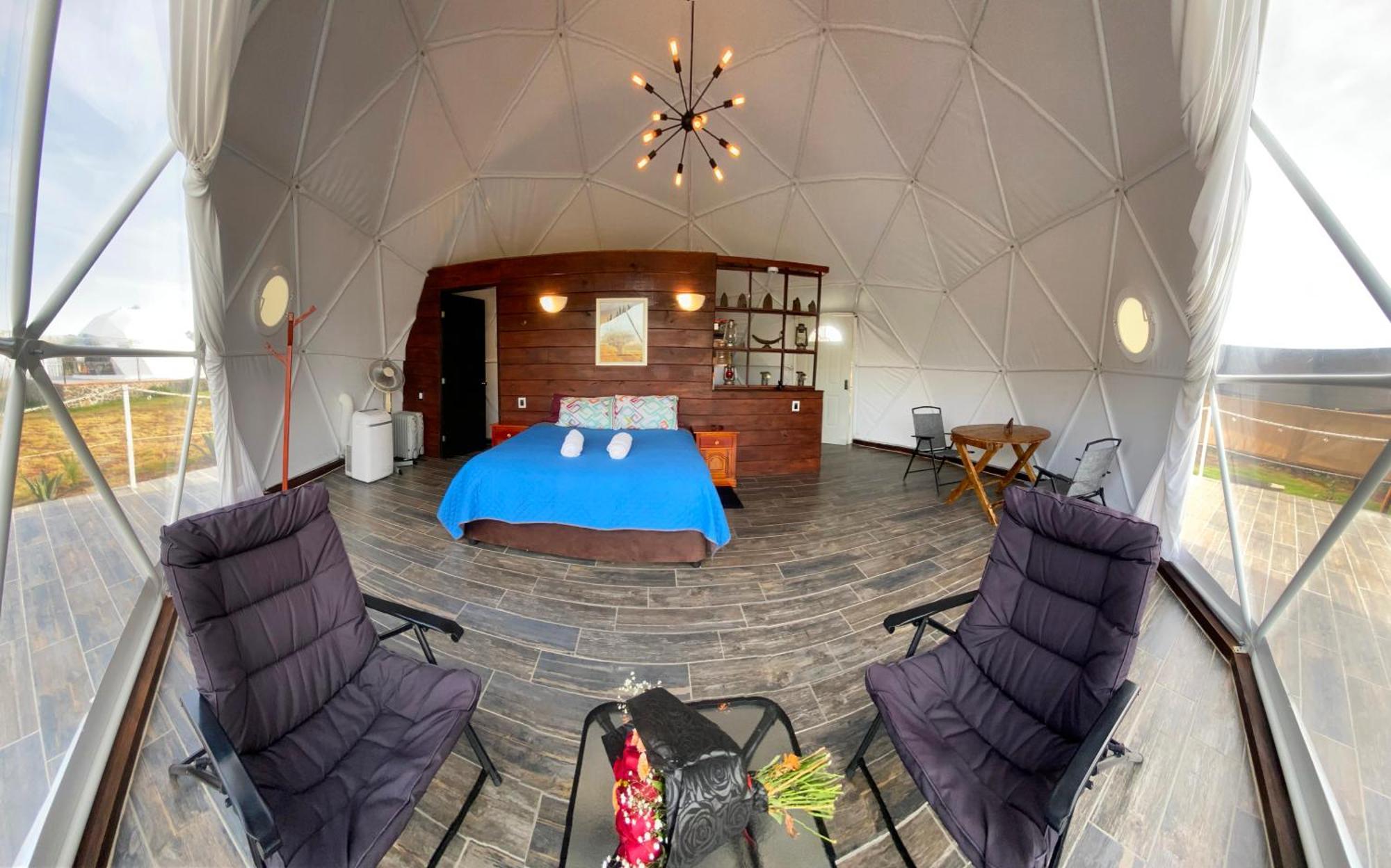 El Gato Glamping Con Vista A Prismas Basalticos Hotel Huasca de Ocampo Kültér fotó