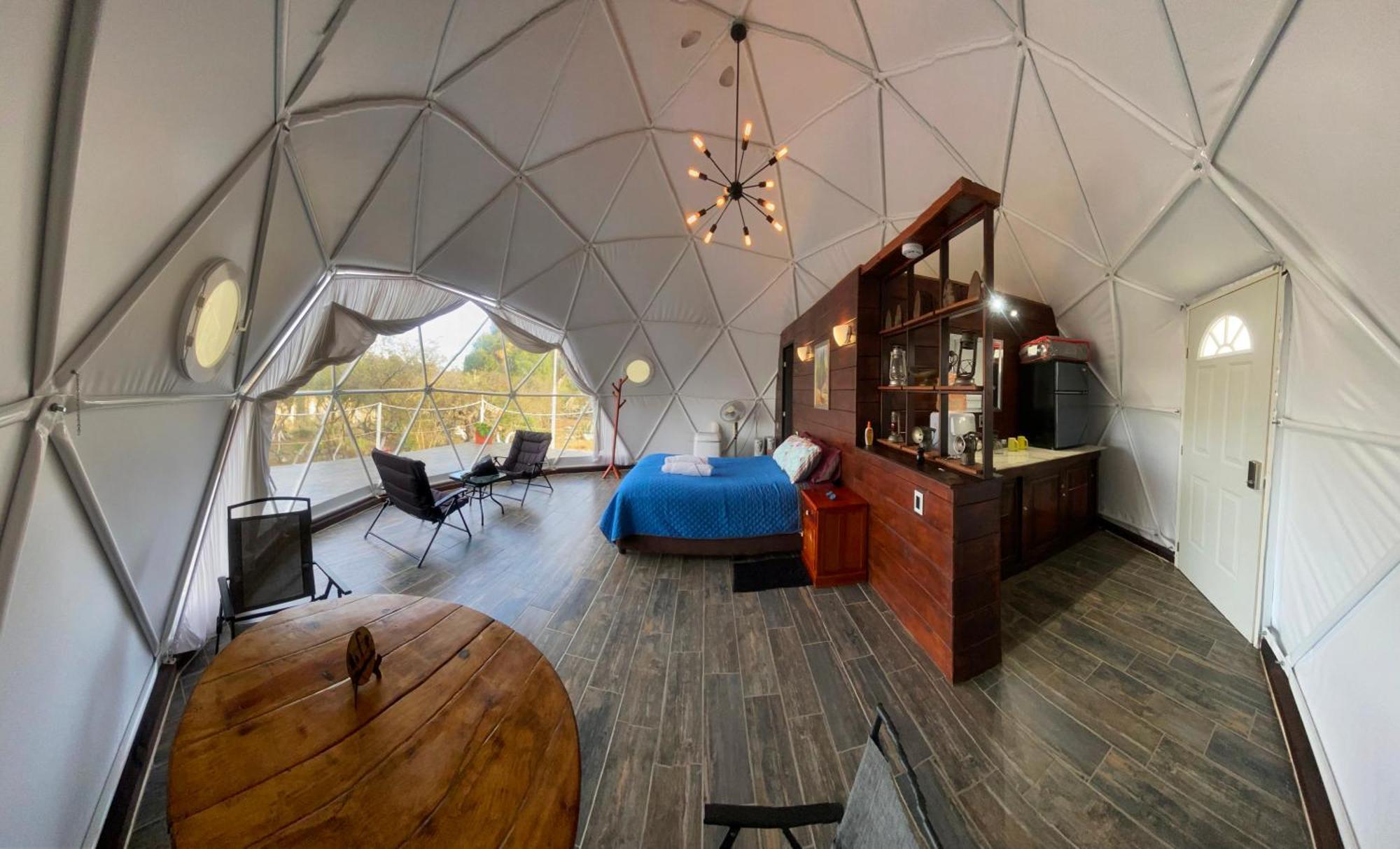 El Gato Glamping Con Vista A Prismas Basalticos Hotel Huasca de Ocampo Kültér fotó