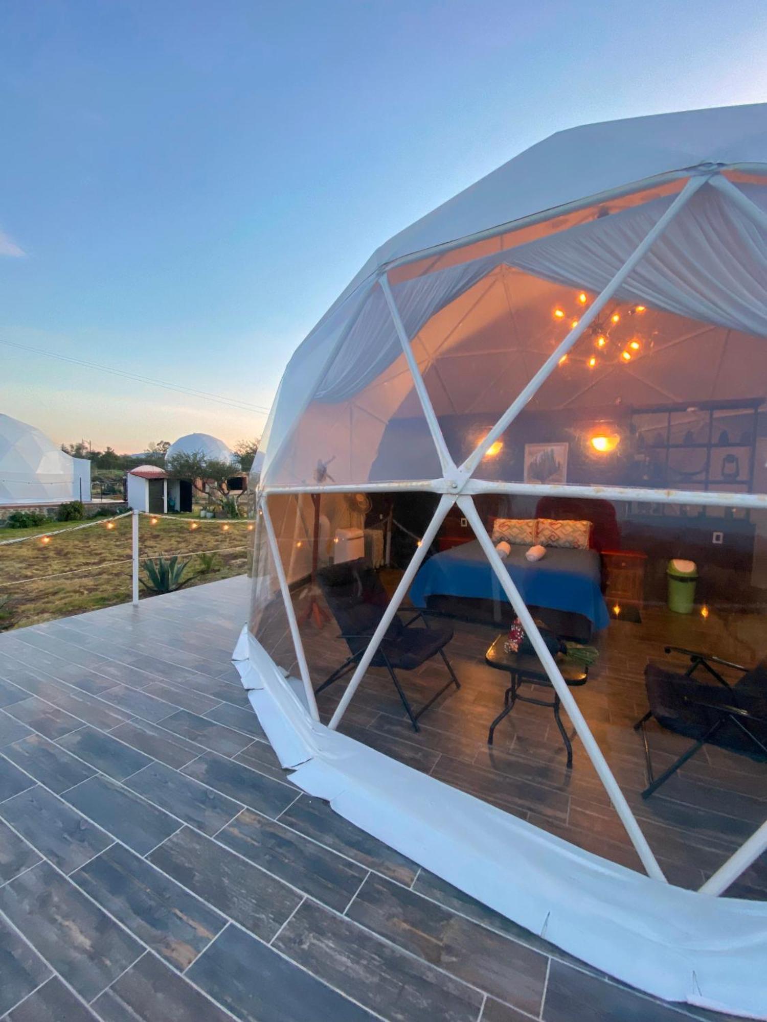 El Gato Glamping Con Vista A Prismas Basalticos Hotel Huasca de Ocampo Kültér fotó