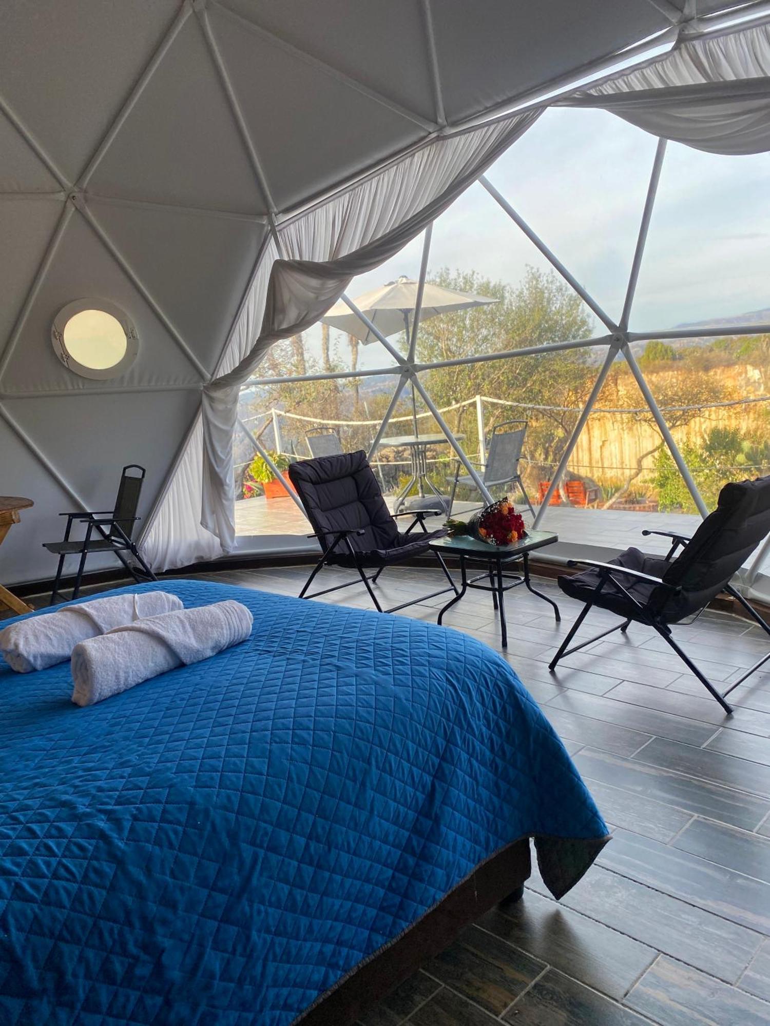 El Gato Glamping Con Vista A Prismas Basalticos Hotel Huasca de Ocampo Kültér fotó