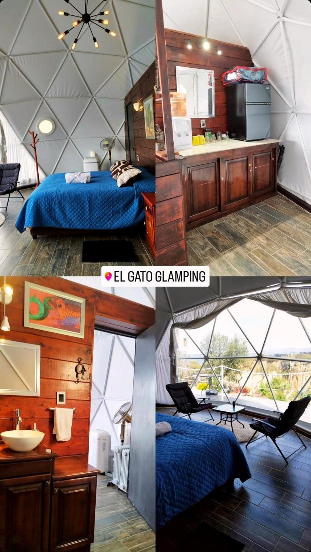 El Gato Glamping Con Vista A Prismas Basalticos Hotel Huasca de Ocampo Kültér fotó