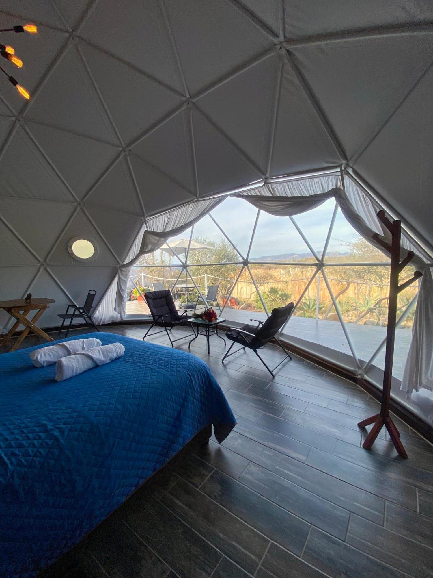 El Gato Glamping Con Vista A Prismas Basalticos Hotel Huasca de Ocampo Kültér fotó