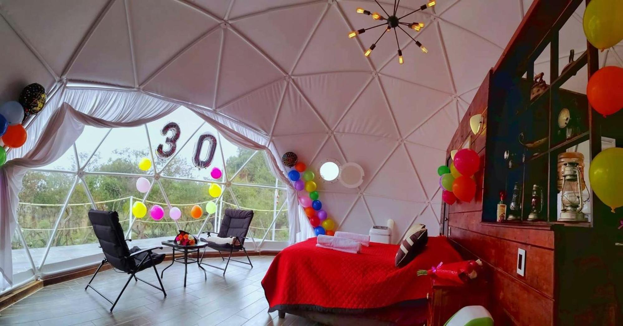El Gato Glamping Con Vista A Prismas Basalticos Hotel Huasca de Ocampo Kültér fotó
