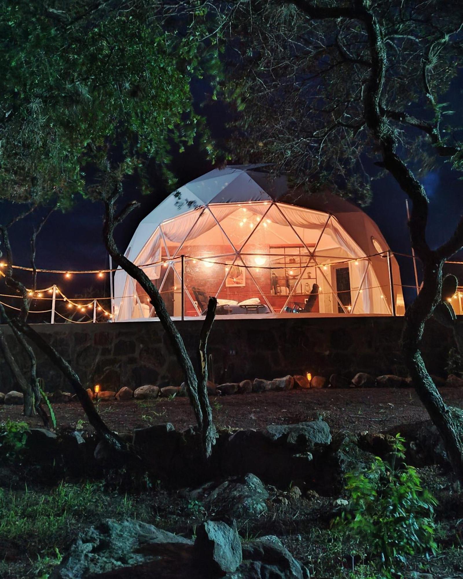 El Gato Glamping Con Vista A Prismas Basalticos Hotel Huasca de Ocampo Kültér fotó